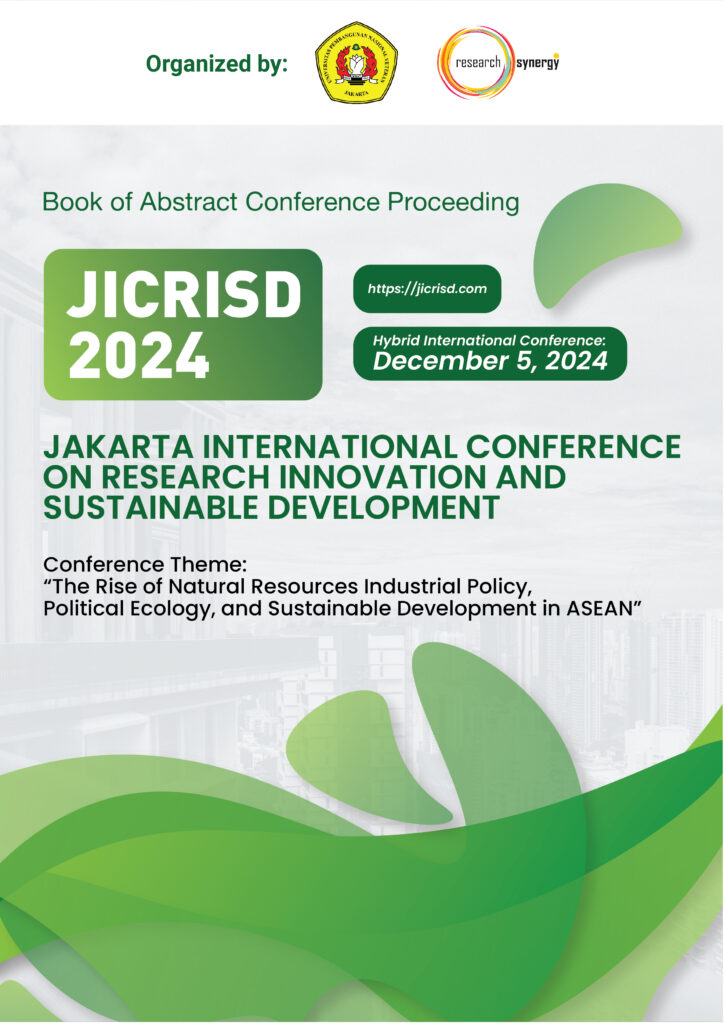 Image - Book of Abstract Conference Proceeding of Jakarta International Conference on Research Innovation and Sustainable Development (JICRISD 2024)